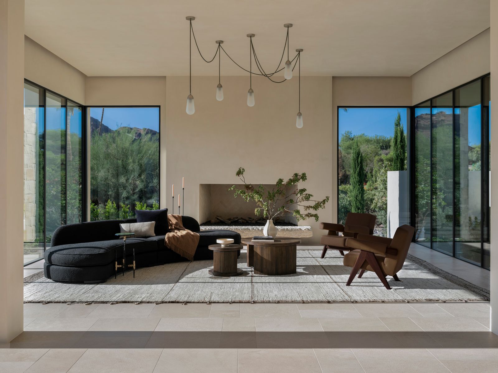 Refined architectural interior